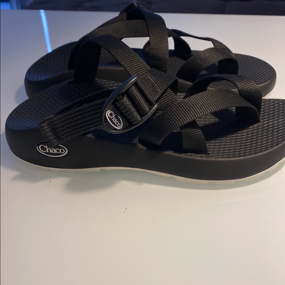 Chaco Classic Black Strappy Sandals